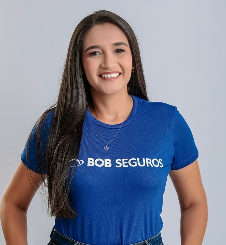 Foto de Amanda Luiza, consultora Bob Seguros.